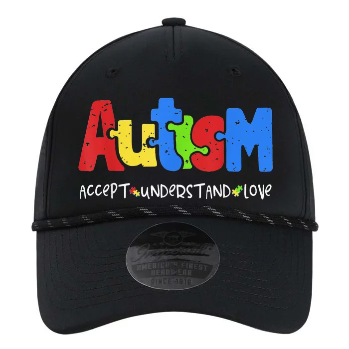 Autism Puzzle Accept Understand Love Autism Awareness Performance The Dyno Cap