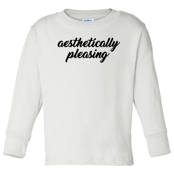 Aesthetically Pleasing Toddler Long Sleeve Shirt