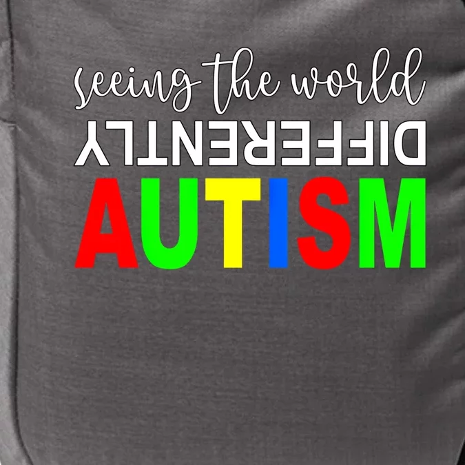 Autism Person And Seeing The World Differently Autism Gift Impact Tech Backpack