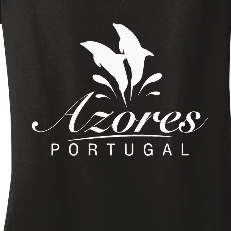 Azores Portugal Women's V-Neck T-Shirt