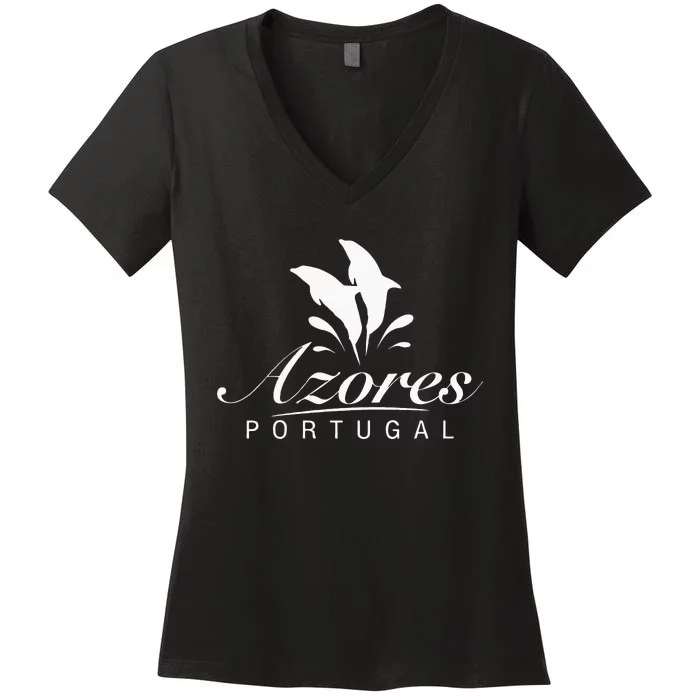 Azores Portugal Women's V-Neck T-Shirt