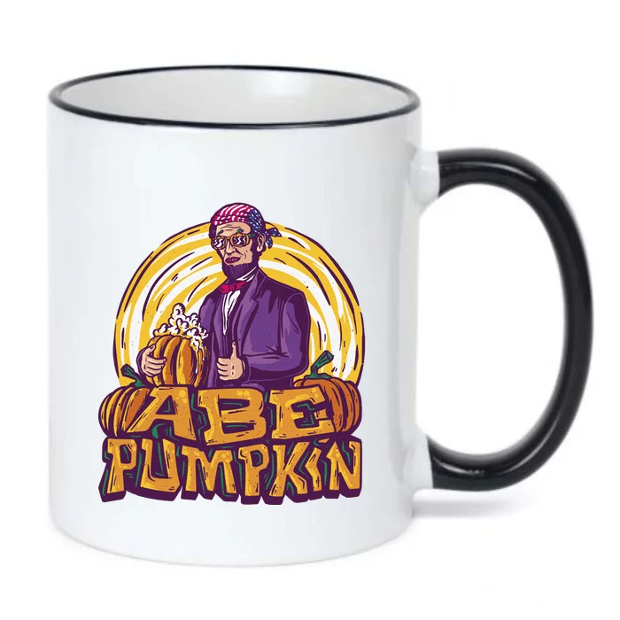 Abe Pumpkin Black Color Changing Mug