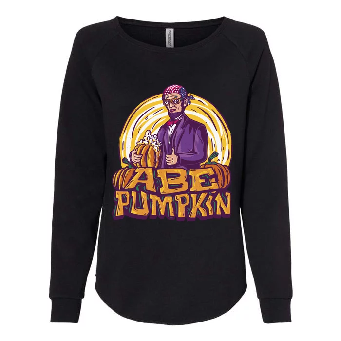 Abe Pumpkin Womens California Wash Sweatshirt