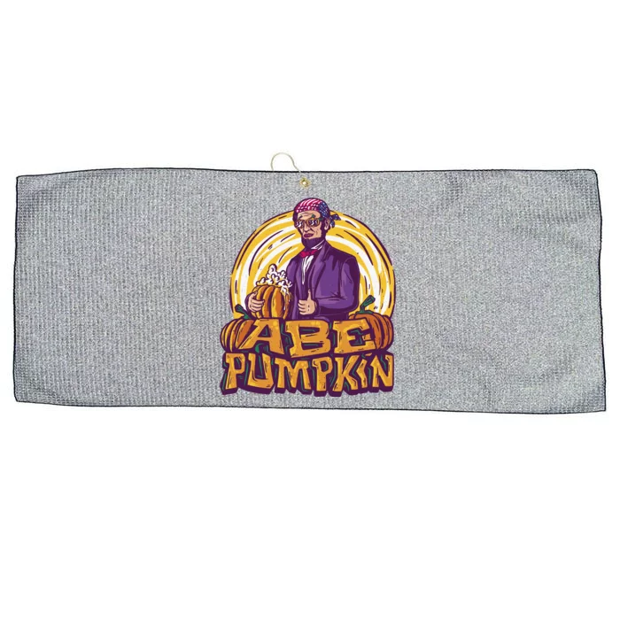 Abe Pumpkin Large Microfiber Waffle Golf Towel