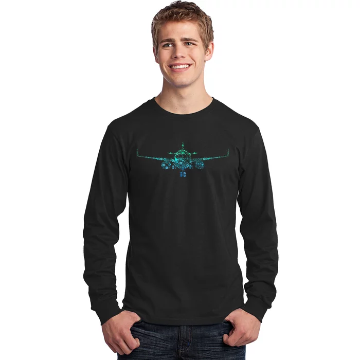 Airplane Pilot Long Sleeve Shirt