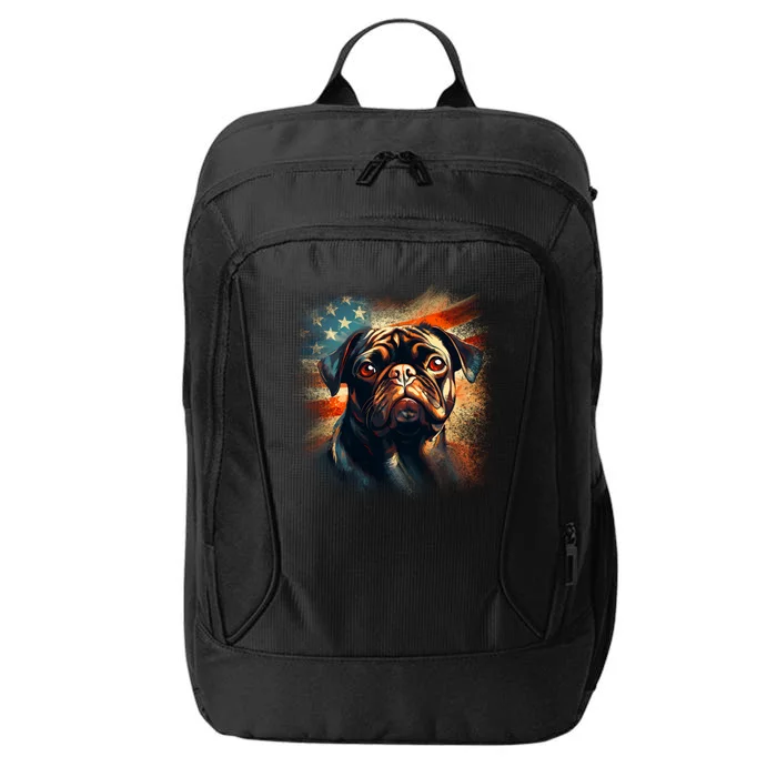 American Pug City Backpack