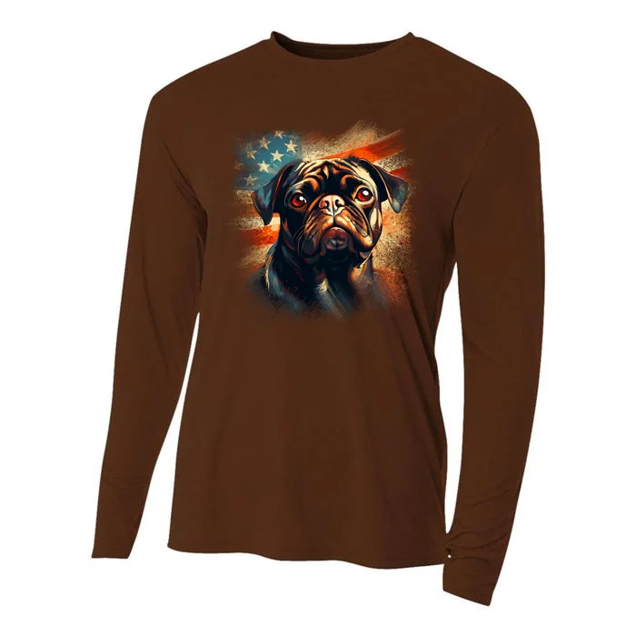 American Pug Cooling Performance Long Sleeve Crew