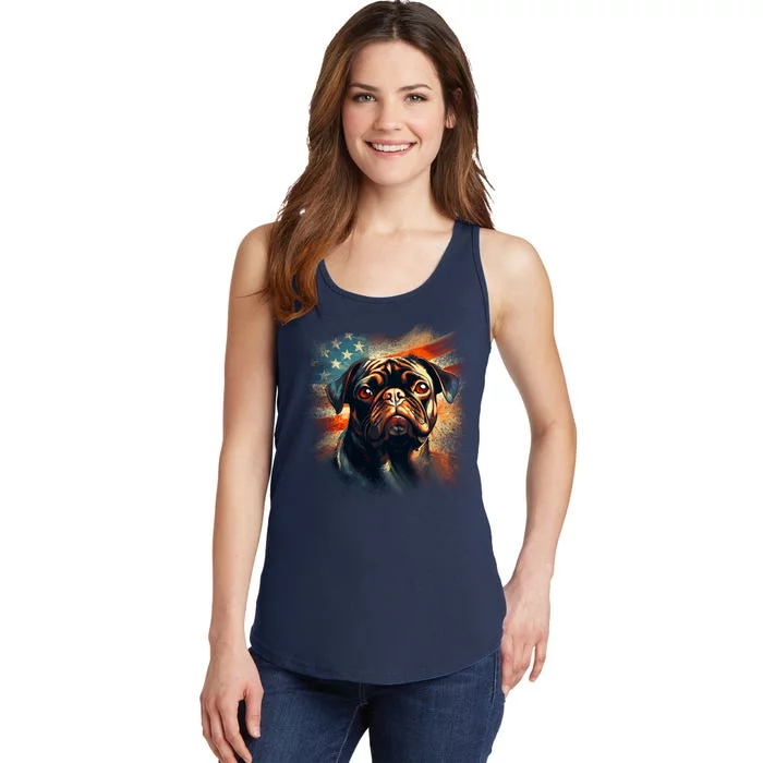 American Pug Ladies Essential Tank