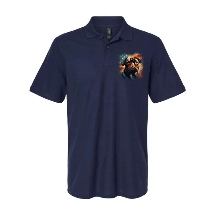 American Pug Softstyle Adult Sport Polo