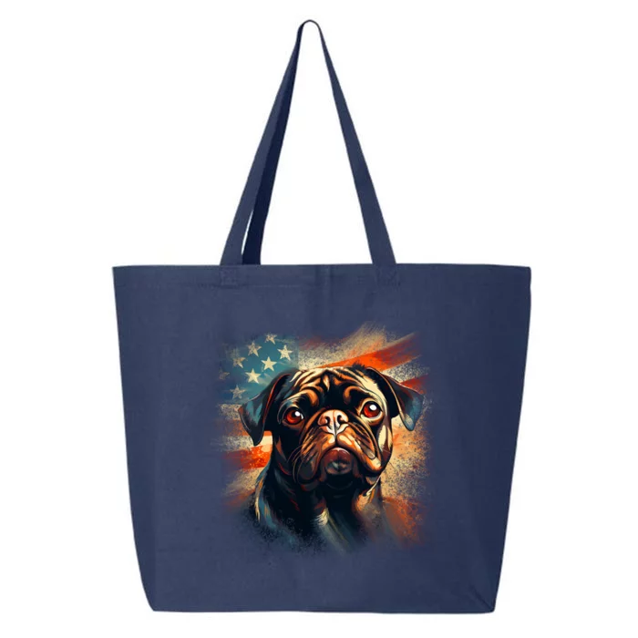 American Pug 25L Jumbo Tote