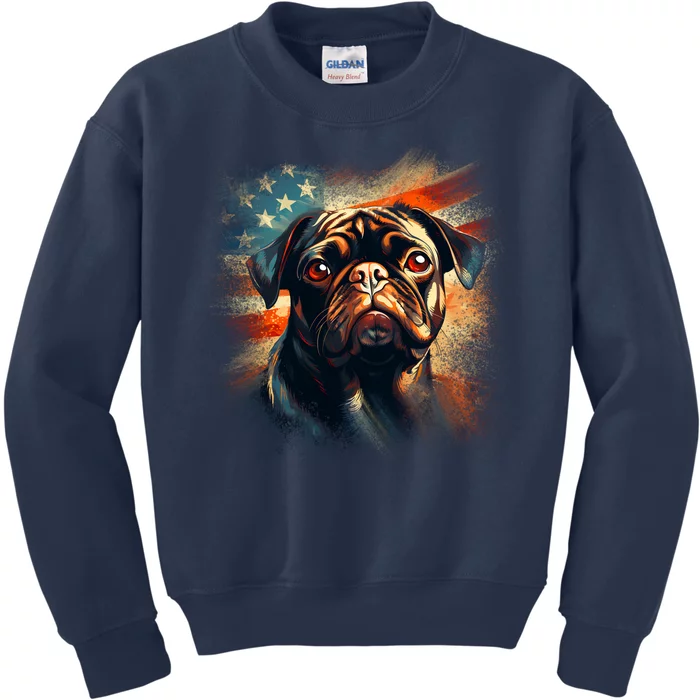 American Pug Kids Sweatshirt