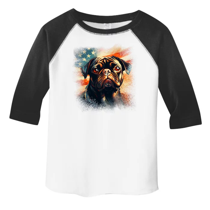 American Pug Toddler Fine Jersey T-Shirt