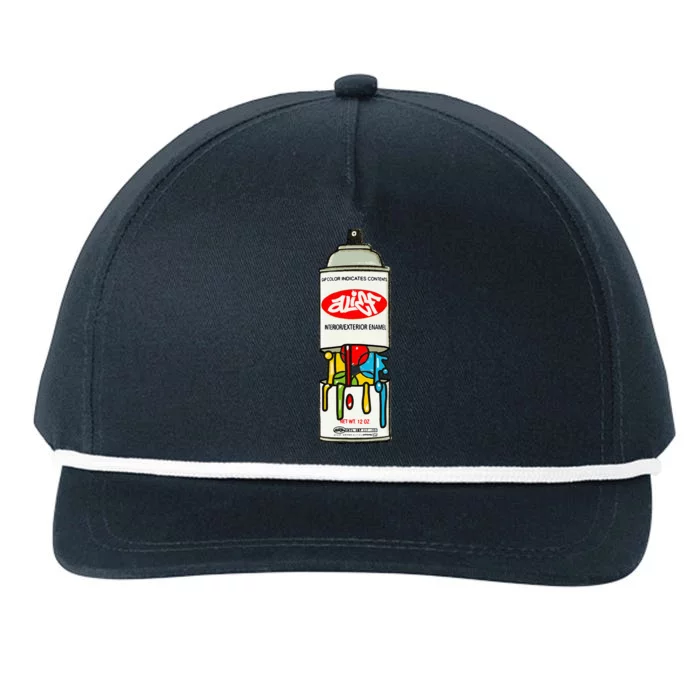 Alief Paint Snapback Five-Panel Rope Hat