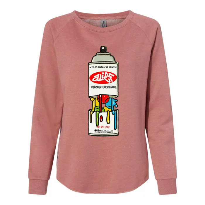 Alief Paint Womens California Wash Sweatshirt