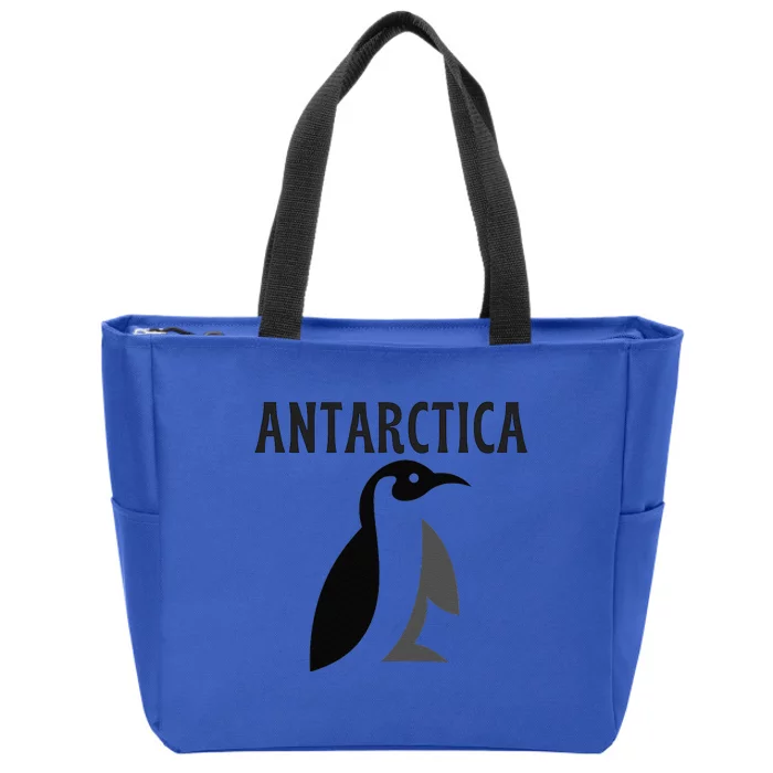 Antarctica Penguins Antarctic Travel Zip Tote Bag