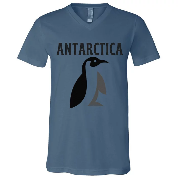 Antarctica Penguins Antarctic Travel V-Neck T-Shirt