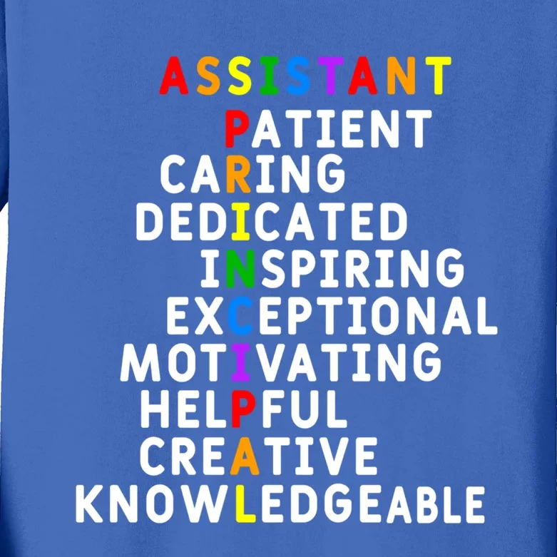 Assistant Principal Appreciation School Assistant Principal Great Gift Kids Long Sleeve Shirt