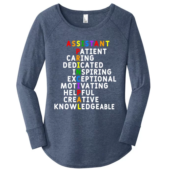 Assistant Principal Appreciation School Assistant Principal Great Gift Women's Perfect Tri Tunic Long Sleeve Shirt