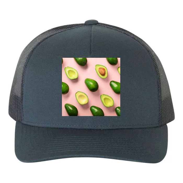 Avocado Pattern Yupoong Adult 5-Panel Trucker Hat