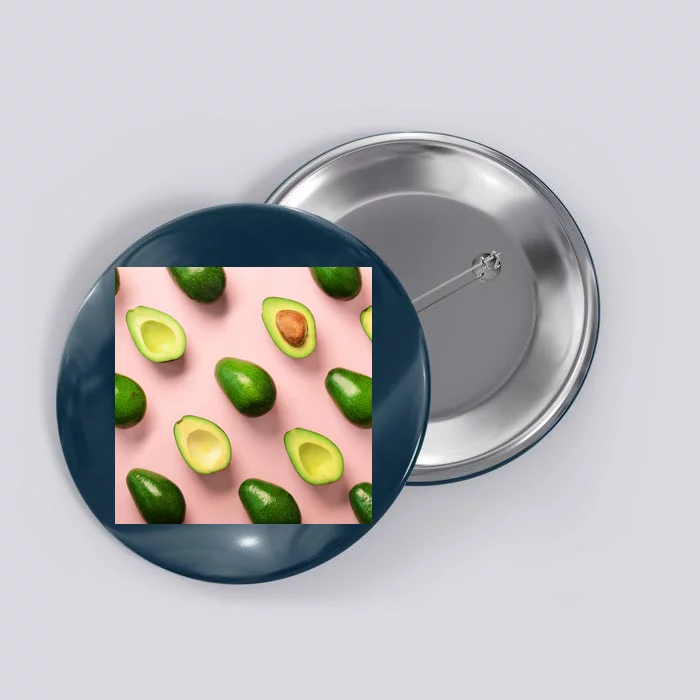 Avocado Pattern Button