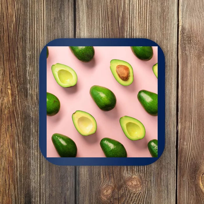 Avocado Pattern Coaster