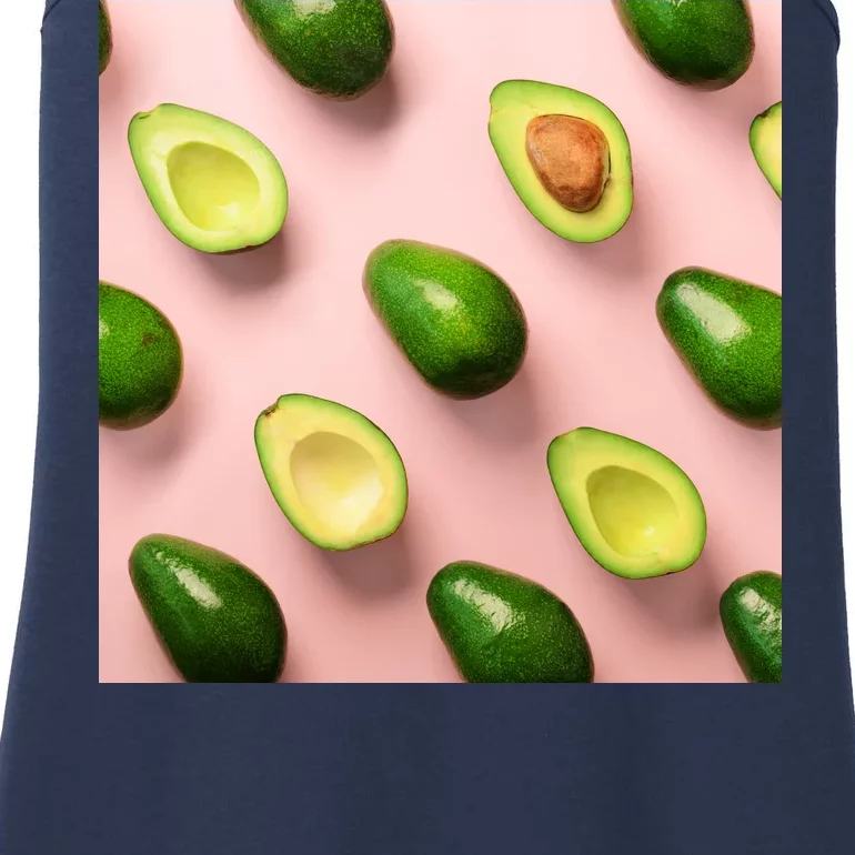 Avocado Pattern Ladies Essential Tank