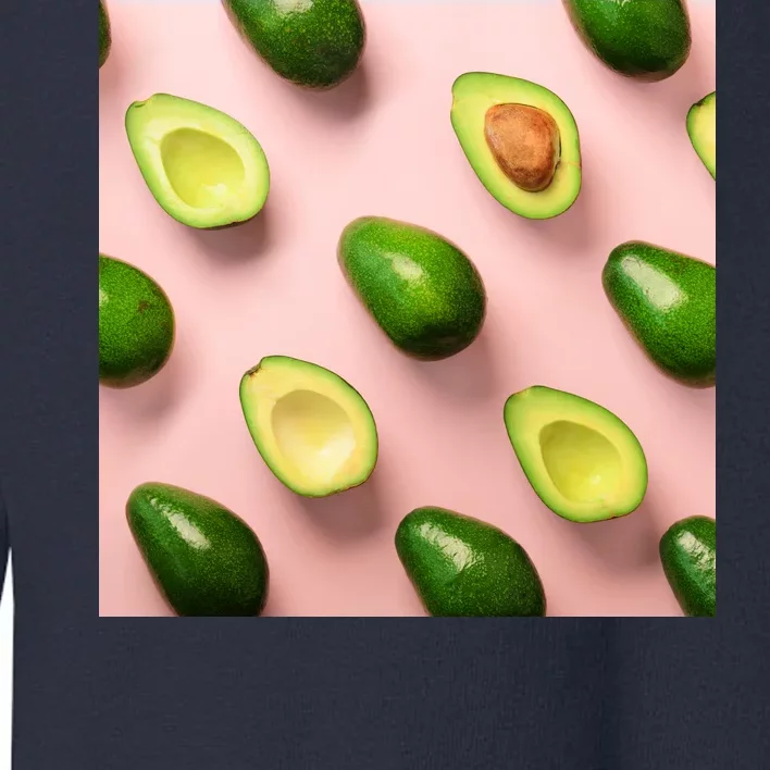 Avocado Pattern Toddler Sweatshirt