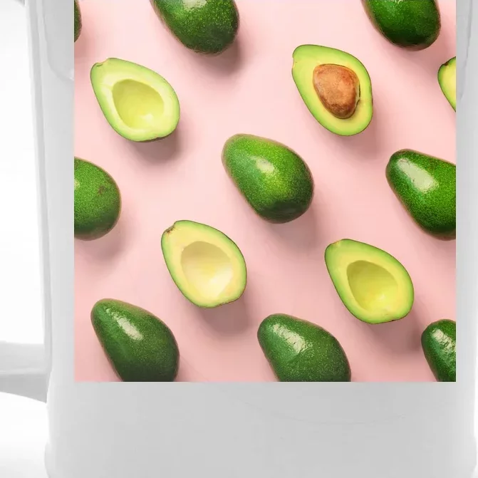 Avocado Pattern Front & Back Beer Stein