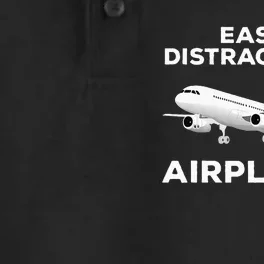 Airplane Pilot Aviation Easily Distracted By Airplanes Dry Zone Grid Performance Polo