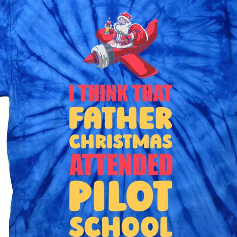 Airplane Pilot Aviator Fly Flying Aircraft Pilot Christmas Cool Gift Tie-Dye T-Shirt