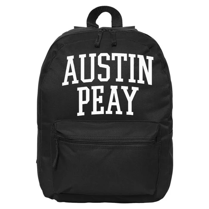 Austin Peay Arch Athletic College University Alumni Style 16 in Basic Backpack