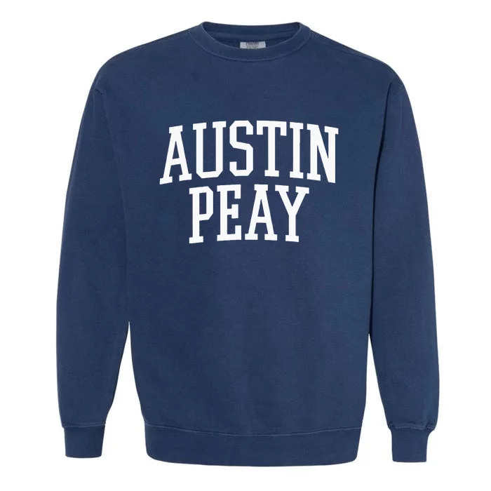 Austin Peay Arch Athletic College University Alumni Style Garment-Dyed Sweatshirt