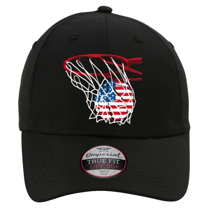 American Patriotic Basketball 4th Of July US Flag Men The Original Performance Cap