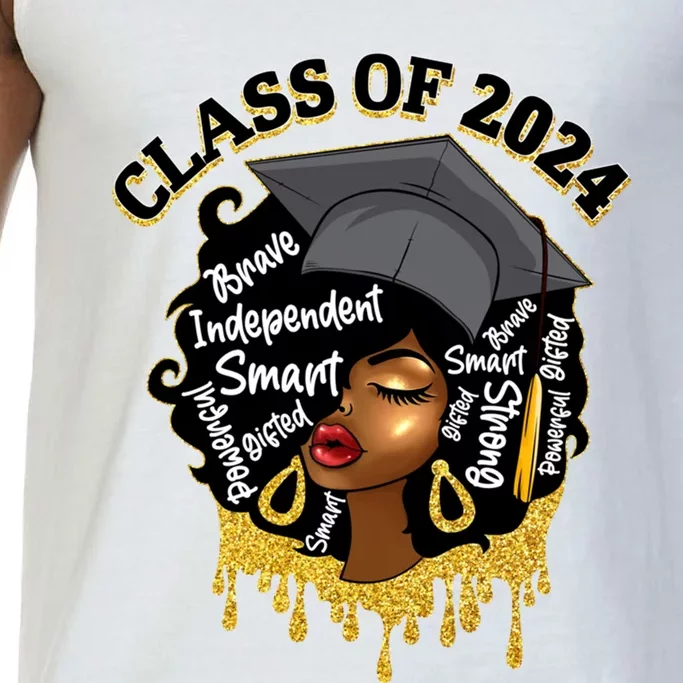 Afro Proud Black Graduation Class Of 2024 Funny Gift Comfort Colors® Tank Top