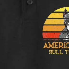 American Pit Bull Terrier Dog Lovers Sunset For Dad Mom Dad Dry Zone Grid Performance Polo