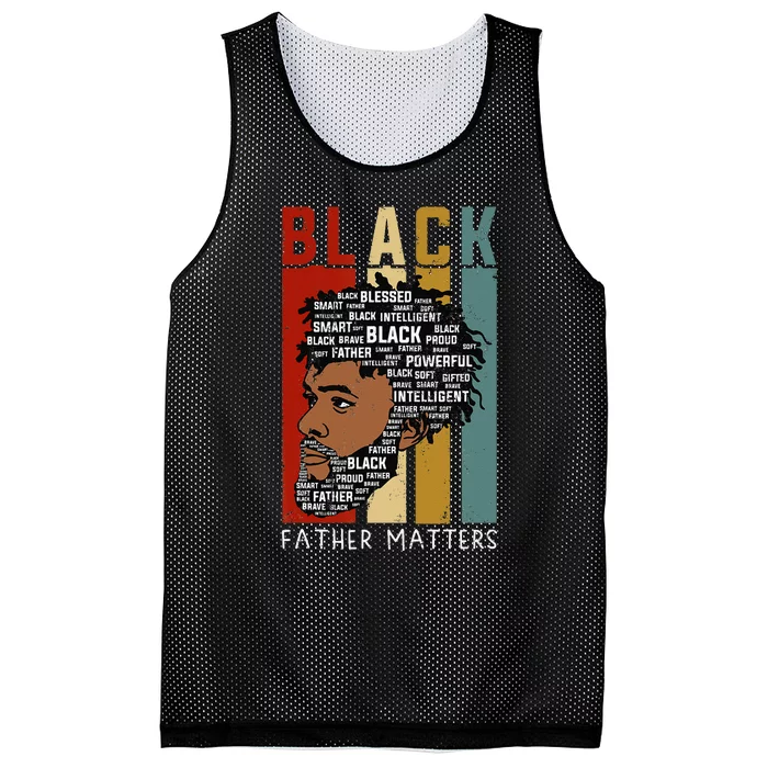 African Pride Black Dads Matter Mesh Reversible Basketball Jersey Tank