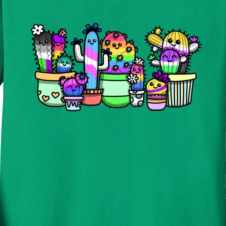 A Prickly Bunch Kids Long Sleeve Shirt