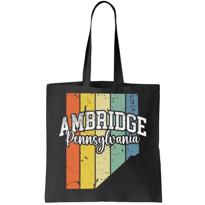 Ambridge Pennsylvania Bridger Pride 15003 Beaver County Tote Bag