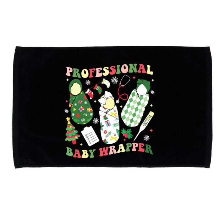 Apdl Professional Baby Wrapper Funny Christmas Nicu Nurse Microfiber Hand Towel