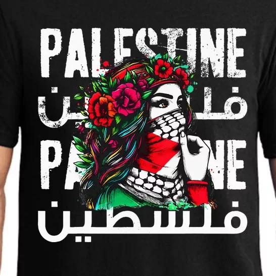 A Palestinian Bandana Palestine Pajama Set