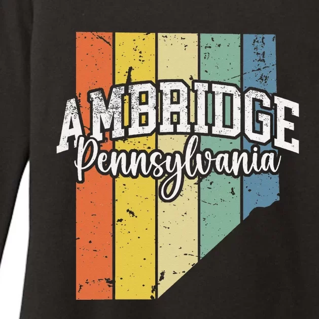 Ambridge Pennsylvania Bridger Pride 15003 Beaver County Womens CVC Long Sleeve Shirt