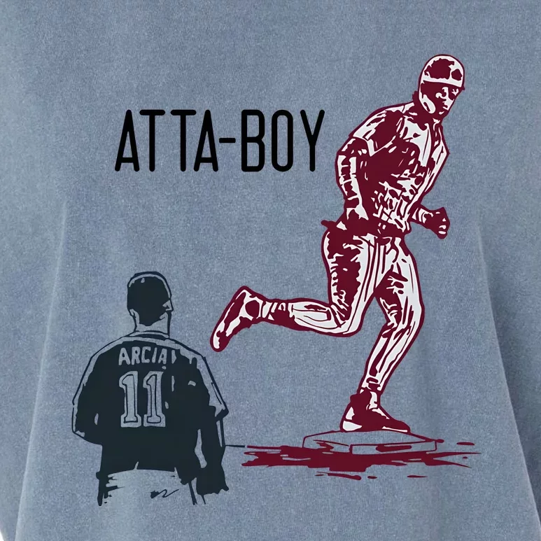 Attaboy Philadelphia Baseball Garment-Dyed Women's Muscle Tee