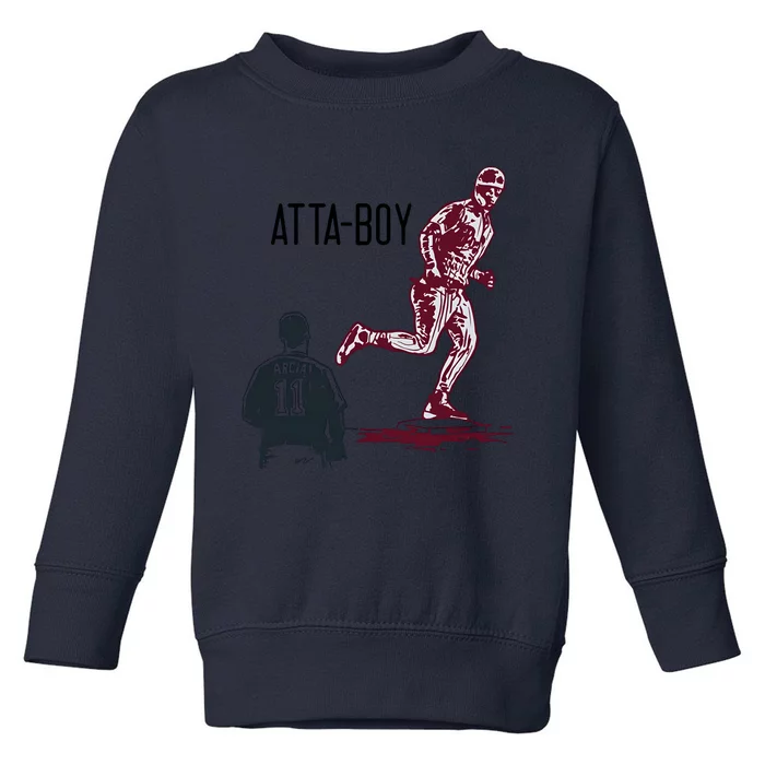 Attaboy Philadelphia Baseball Toddler Sweatshirt