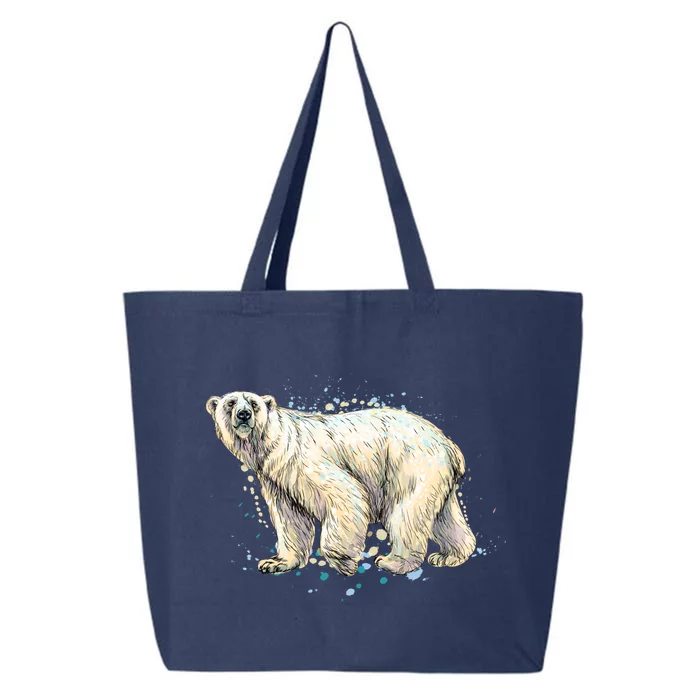 Abstract Polar Bear From A Splash 25L Jumbo Tote