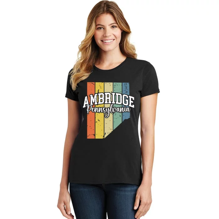 Ambridge Pennsylvania Bridger Pride 15003 Beaver County Women's T-Shirt