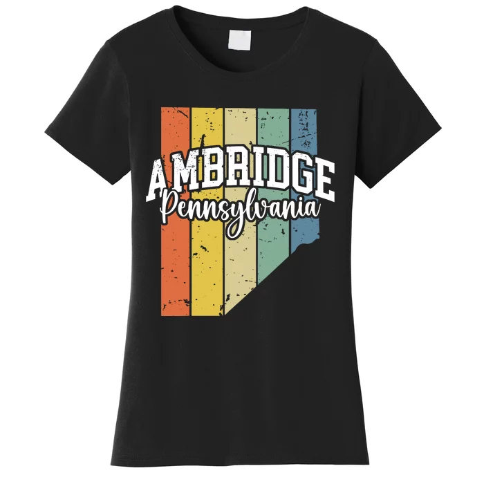 Ambridge Pennsylvania Bridger Pride 15003 Beaver County Women's T-Shirt