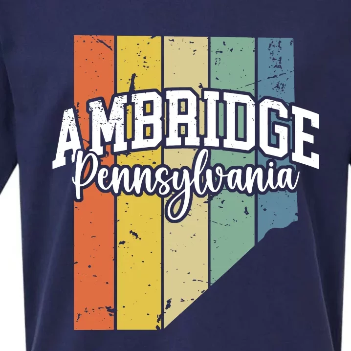 Ambridge Pennsylvania Bridger Pride 15003 Beaver County Sueded Cloud Jersey T-Shirt