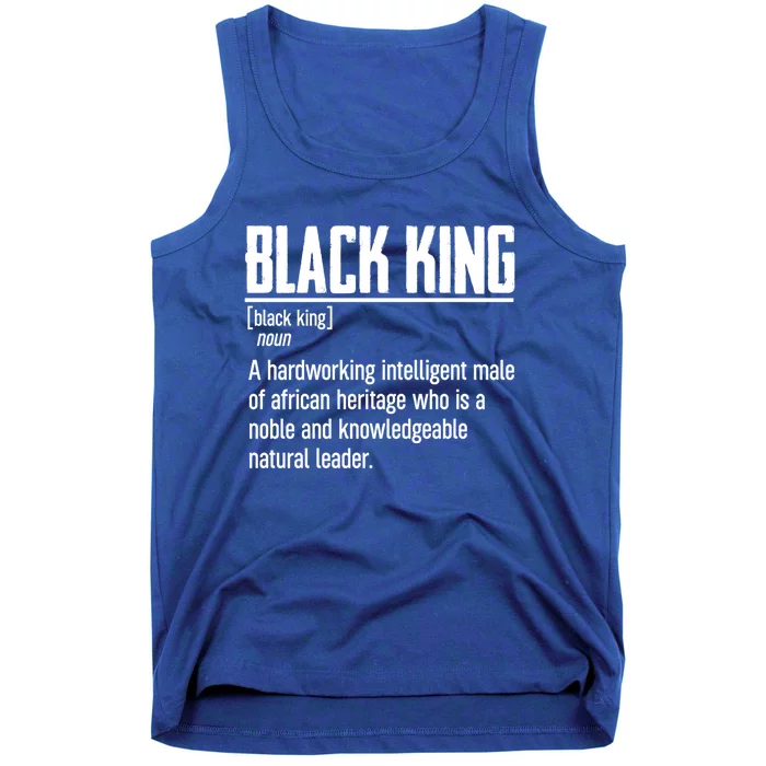 African Pride Black History Month Black King Definition Meaningful Gift Tank Top