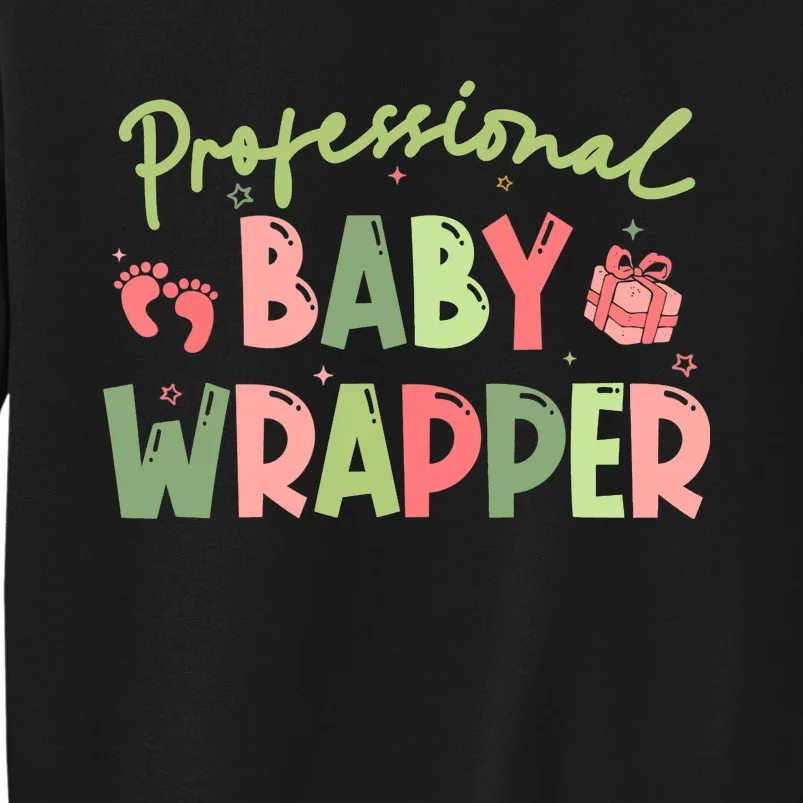 APDL Professional Baby Wrapper Funny Christmas NICU Nurse Sweatshirt