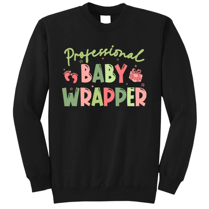 APDL Professional Baby Wrapper Funny Christmas NICU Nurse Sweatshirt